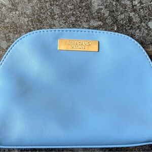 Charming Charlie Sky Blue Cosmetic Bag